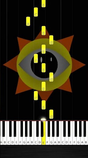 Mr. Sun - Phase 1,2,3,4 (Incredibox SPRUNKI) - BEGINNER Piano Tutorial