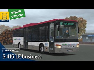 OMSI 2 #146 - Vymazlená úprava Setry S 415 LE pro JMK + AI hlášení zastávek 🤖