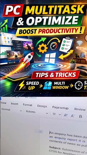 Windows Multitasking Tips Work 2X Faster |