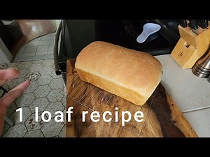 How I make Single sourdough Loaf Bread Recipe Kitchenaid Stand Mixer revisited