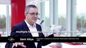 #AI can detect welding spots in cars 20 times faster and more accurately than humans, making the inspection process more efficient, said Sami Atiya, president for robotics and discrete automation at ABB. | Yicai 第一财经