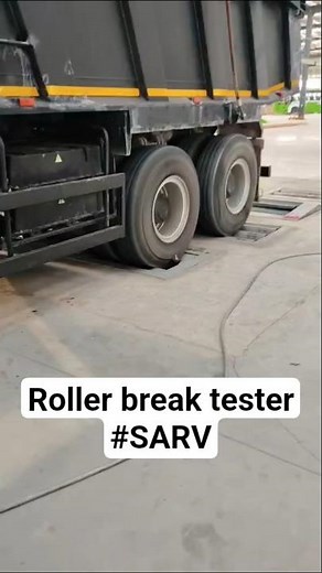 Roller Brake Tester by SARV – Precision Brake Testing Made Easy!#RollerBrakeTester #TruckMaintenance