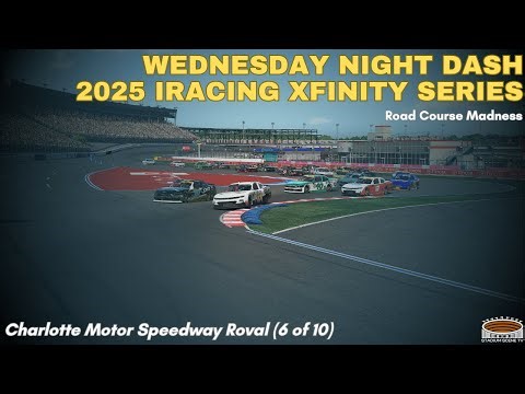 2025 Wednesday Night Dash iRacing Xfinity Series - Charlotte Roval (6 of 10)