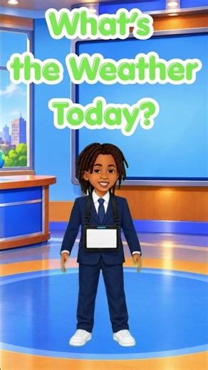 What’s the Weather? | AAC Learning Songs with Messiah #shorts