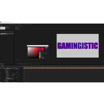 3D Text Stroke Animation in After Effects After Effects Tutorial No Plugins #gamingistic