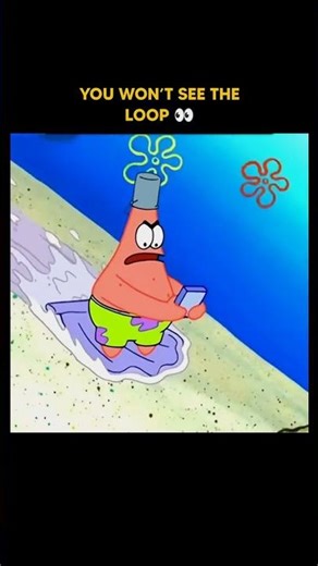 Patrick Star Trapped in a Game Over Loop #animation #meme #shorts