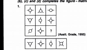 Complete the figure matrix:Given a 3x3 grid with symbols comp... | Filo