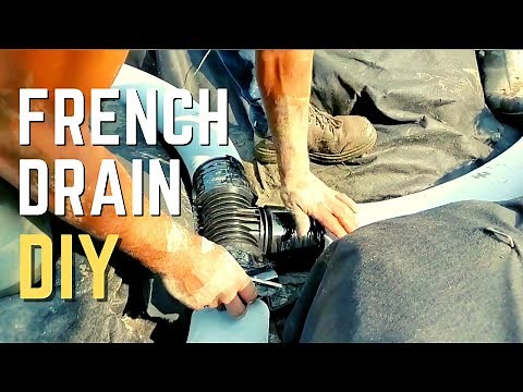DIY French Drain with Sock- When & Where | Detailed Walkthrough of Yard Drainage Project