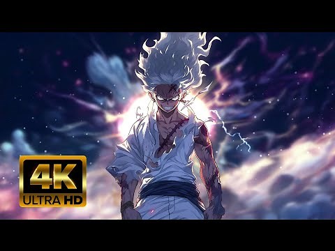 One Piece👒 Luffy Gear 5 4K LiveWallpaper: Vibrant and Immersive For PC #luffygear5 #onepiece #4k