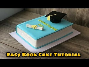 Easy Textbook Cake Ideas/Graduation Cake/Daily Cake TV