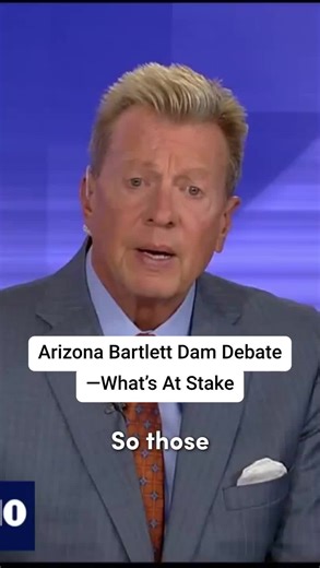 BREAKING: SRP wants to raise Bartlett Dam 85 feet—would flood 6 miles of Verde River. Phoenix water vs environment battle heating up #arizona #phoenix