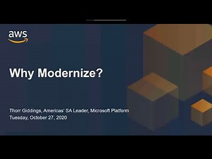 Modernizing Microsoft Workloads on AWS: Why modernize? | Amazon Web Services