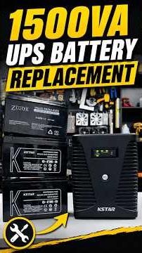 1500VA UPS Battery Replacement #battery #ups