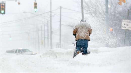 PA snowfall totals: Erie approaches 2 feet of snow, high winds a concern across state