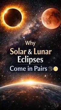 Why Solar & Lunar Eclipses Always Come in Pairs 🌑🌕 | Eclipse Season Explained