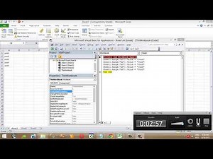 Excel: How to debug error in VBA in Microsoft Excel 2010