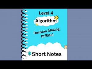 Algorithm Level 4 Short Notes | Complete Revision Guide
