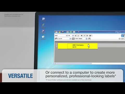 PC-Connectible Label Maker with Color Display | Brother™ PT-D600