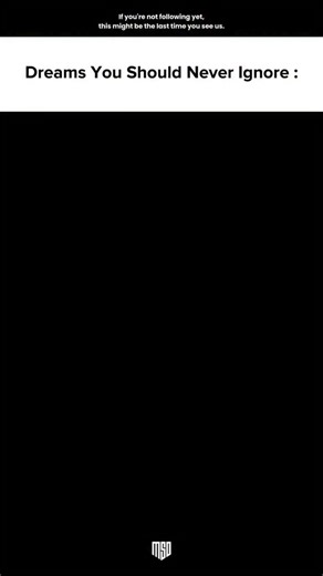 Dreams You Should Never Ignore 😨 | Dream Meaning