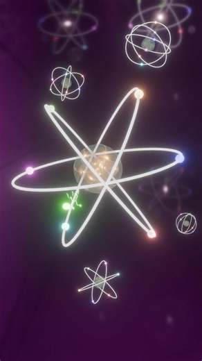 Made an Atom in Blender