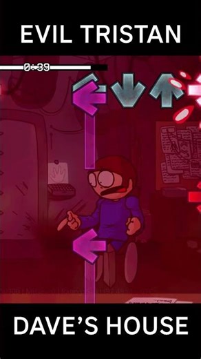 FNF vs Evil Tristan in Dave's House #fnf #animation #fnfanimation