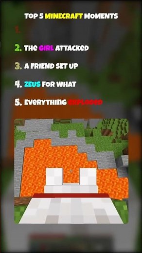 TOP 5 Epic Moments from Minecraft You Won’t Believe! #minecraft