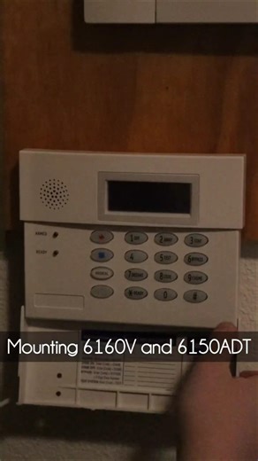 Mounting 6160V and 6150ADT #homesecurity #securitysystem #vista20p #electrical #ademco #homesecurity