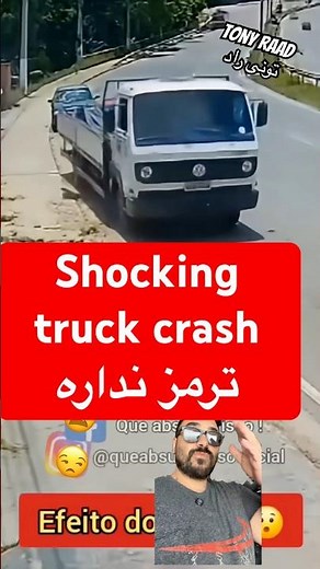 Runaway truck destroys multiple cars before falling off the road! 😱🚛