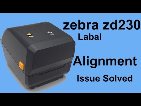 Zebra ZD230 Calibration Without Software | Easy Method