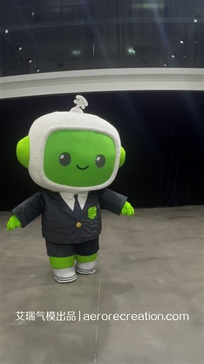 Inflatable robot with outfit change🤖 #inflatable #costumes #mascotcostumes #inflatablecostume #robot