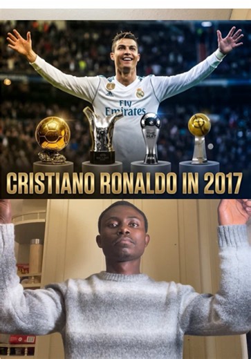 Cristiano Ronaldo did something no one else ever has 🇵🇹🏆 In 2017, he won **all four major individual awards** in a single year — a clean sweep. Ballon d’Or UEFA Men’s Player of the Year The Best FIFA Men’s Player Globe Soccer Player of the Year Club: Real Madrid Status: Unmatched Even at the highest level, this remains unique and with UEFA ending their award in 2023, it may never happen again 🐐⚽ #ronaldo7 #cr7 #messi10