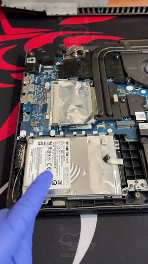 This Lenovo IdeaPad Y700 #gaming #laptop is in my repair shop because it is slow booting up and needs an upgrade. And the reason for that is it uses outdated #tech which is an 8 year old HDD. These slow hard drives are old #technology that were common in an old #computer that needed more storage space in your #pc than an SSD could provide for the same cost. Now, with Solid State Drive prices so low, there really is no excuse to not upgrade your old HDD! Especially if you have a gaming laptop wit