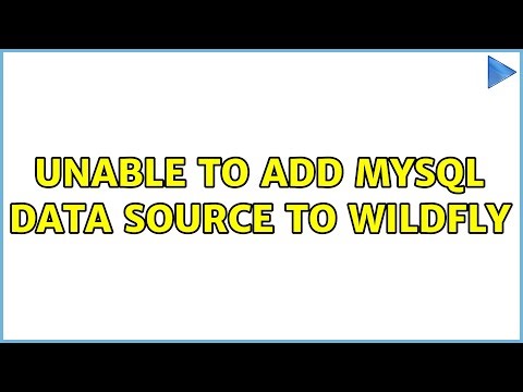 Unable to add MySQL data source to WildFly