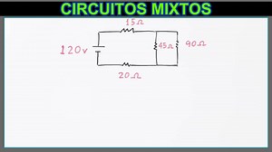 3.1K views · 150 reactions |  El video explica cómo calcular la resistencia equivalente, corriente y voltaje en un circuito eléctrico mixto. | Math2me | Facebook
