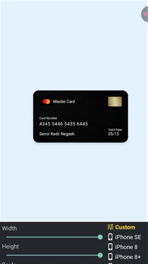 MasterCard UI Design Using Only HTML & CSS 💳