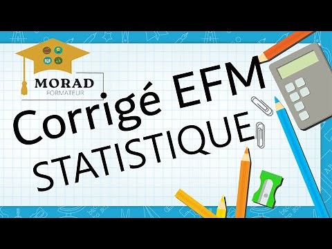 corrigé EFM statistique OFPPT