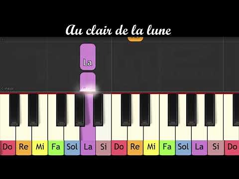 Piano pour enfants - Au clair de la lune