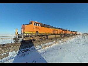 BNSF 8032 West - in 360 on 1-6-2018