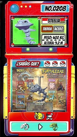 STEELIX: El Pokémon que VIVE bajo tierra a presión EXTREMA 😱⚙️ | Secretos #pokemon #pokedex #kanto