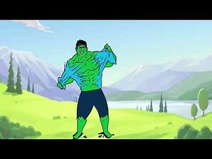 the incredible hulk transformation animation