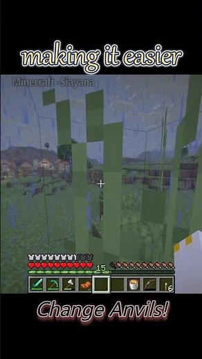 Change Anvils! [Minecraft Update Series] #gaming #survival #minecraft