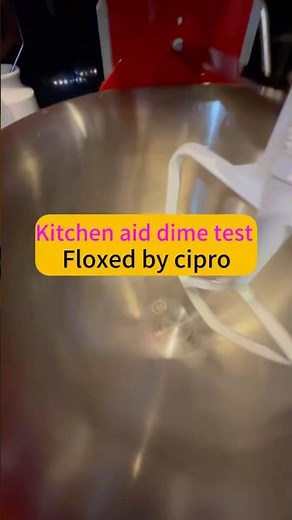 Kitchen aid dime test