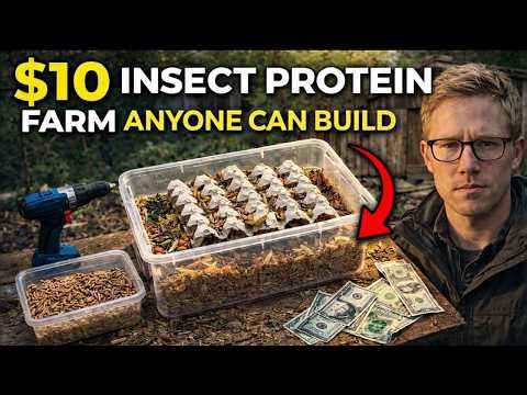 $10 Insect Protein Farm Anyone Can Build Anyone Can Build in 30 Minutes