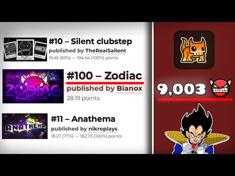 Geometry Dash Is Getting IMPOSSIBLE + He Beat OVER 9000 DEMONS