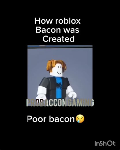 how bacon was created#roblox