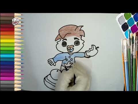 how to draw Fruit basket coloring step by step drawing easy and beautiful with colour|kids drawing|