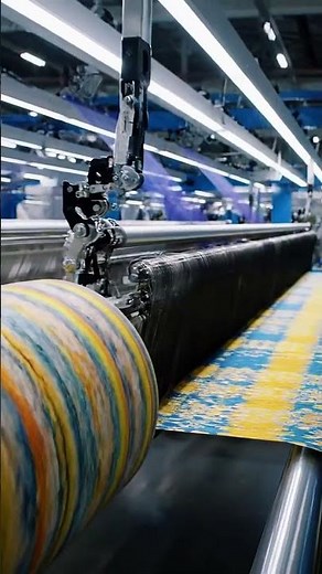 How Fabric Is Made 😱 | Inside Textile Factory Process #industrialprocess #factorytour #howitsmade