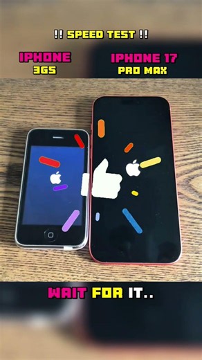IPHONE 3GS vs IPHONE 17 PRO MAX ⚡ BOOT UP SPEED TEST | 2009 vs 2025 | EPIC COMPARISON 🔥