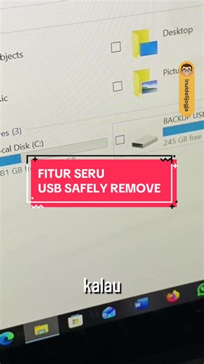 Tips Aman Eject USB dengan USB Safely Remove