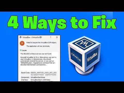 How To Fix VirtualBox Failed To Acquire the VirtualBox COM Object - NEW 2025✅